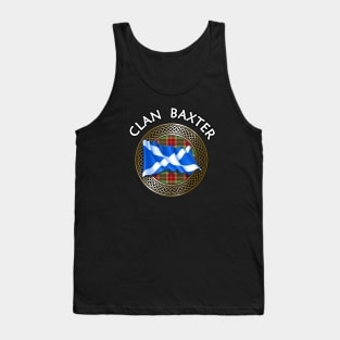 Clan Baxter Crest & Tartan Knot Tank Top